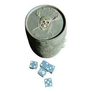 Pirates of the Caribbean Dead Man's Chest Game Pieces Replacement Cup & 5 Dice